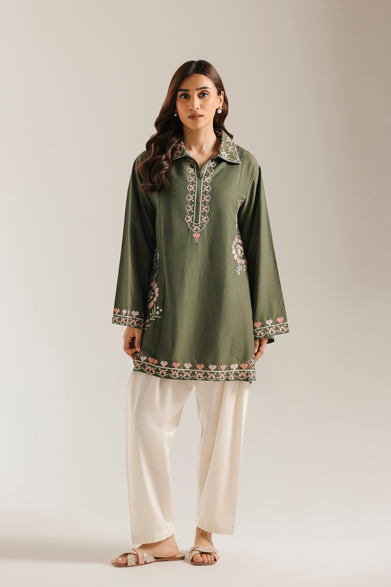 EMBROIDERED SHIRT(E9605-102-120)