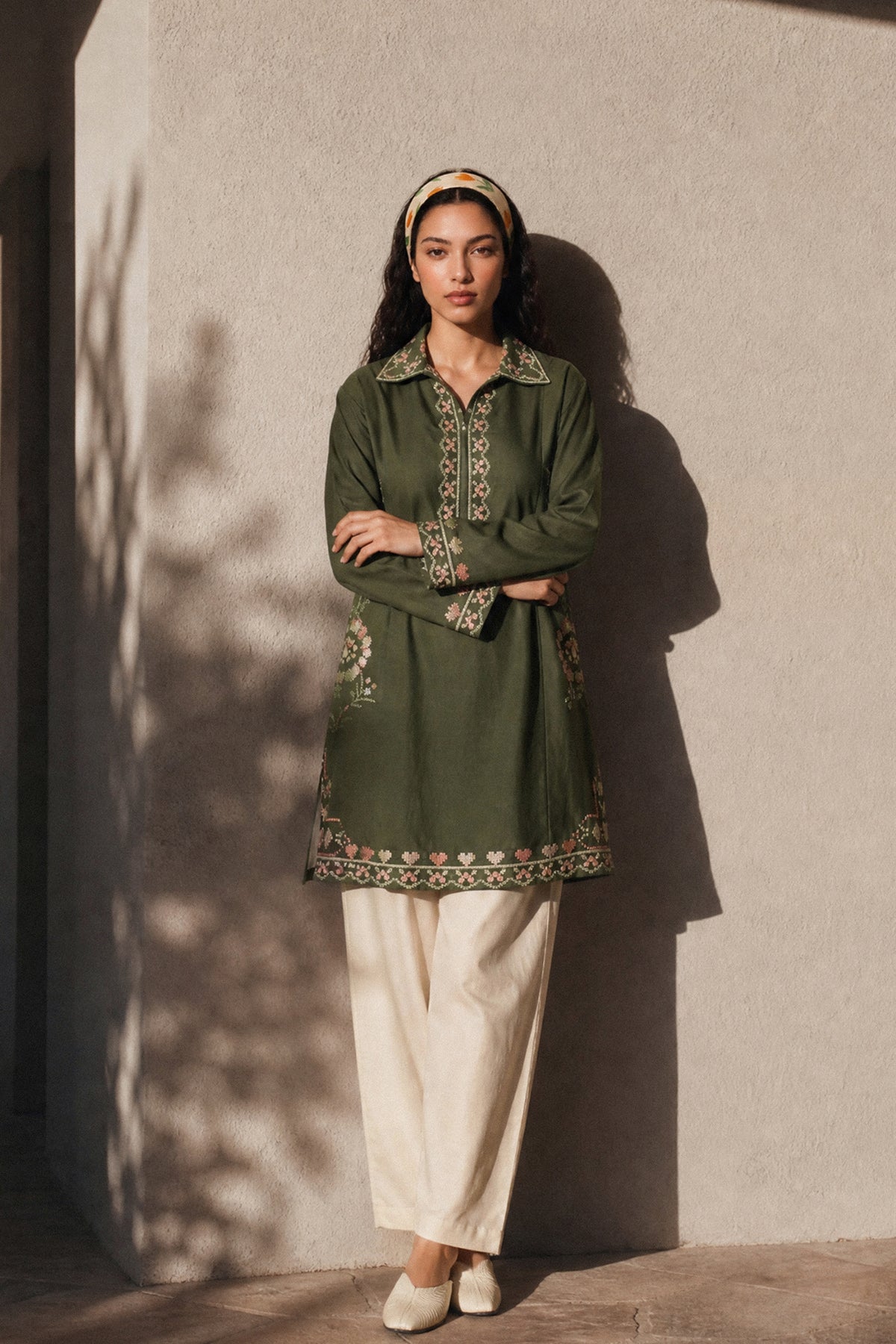 EMBROIDERED SHIRT(E9605-102-120)