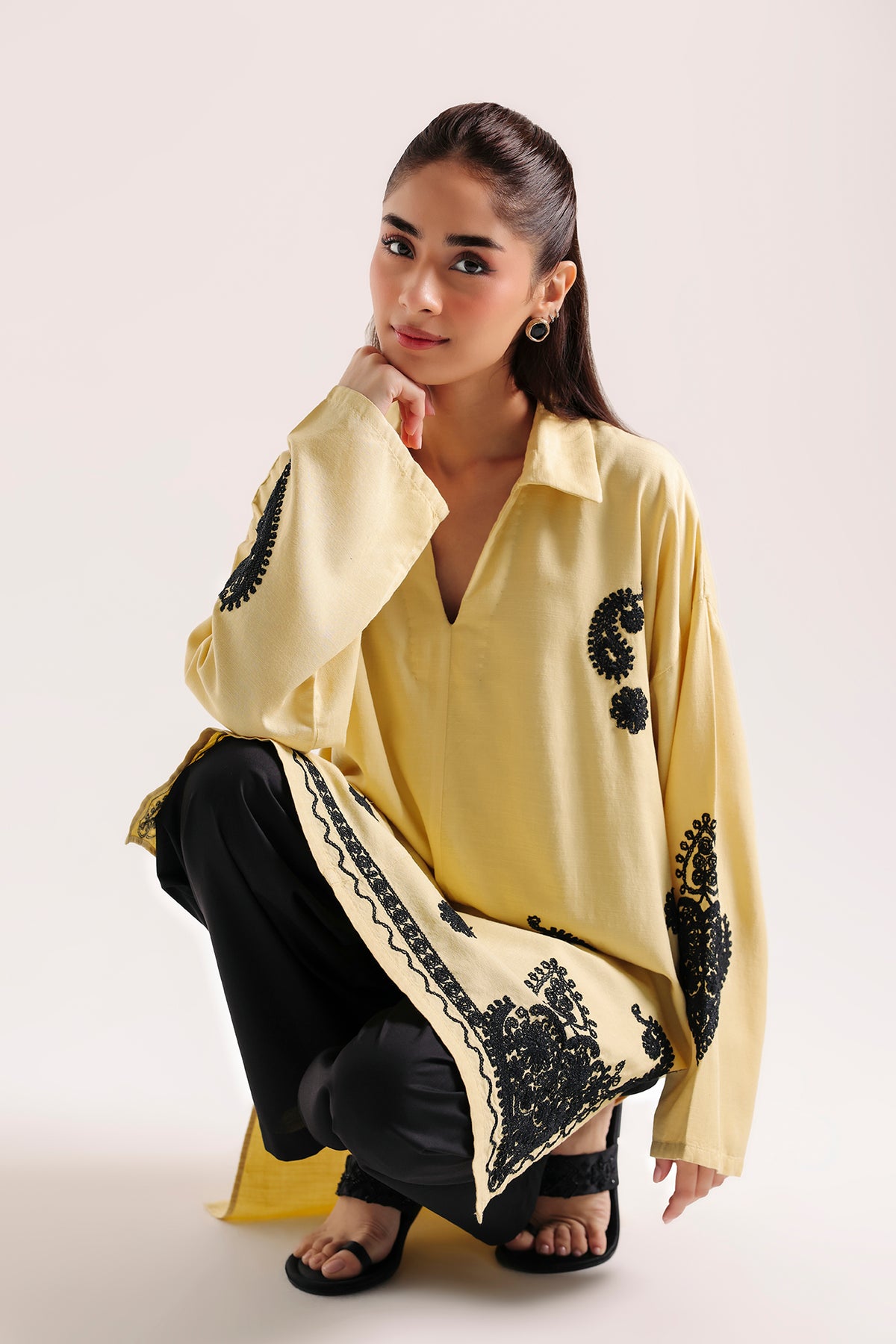 EMBROIDERED KURTI (E9701-102-110)