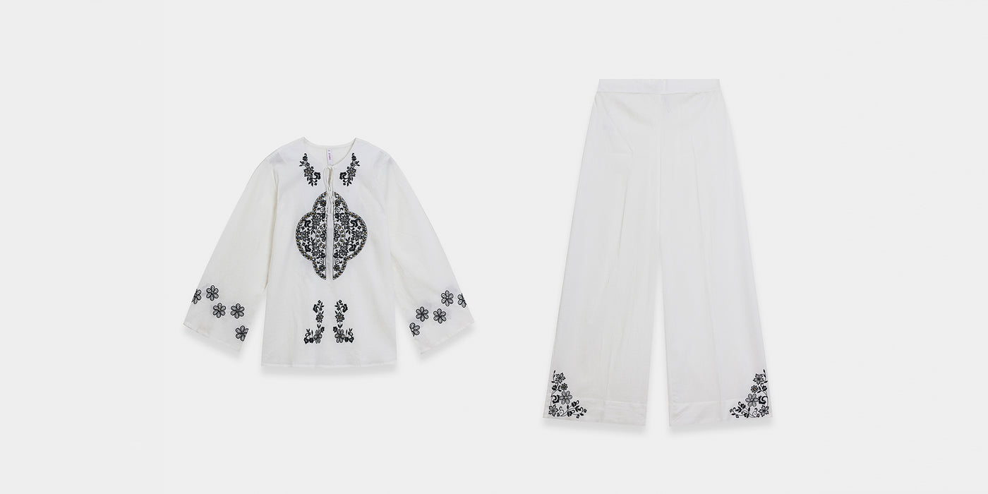 EMBROIDERED SUIT (S4E0584/119/002)